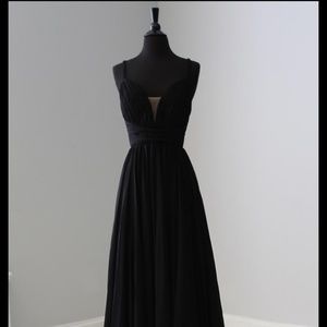 PANOPLY BLACK DRESS SIZE 8 EUC
